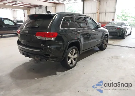 2014 Jeep Grand Cherokee Overland z USA, uszkodzony, nr VIN 1C4RJFCG1EC527518